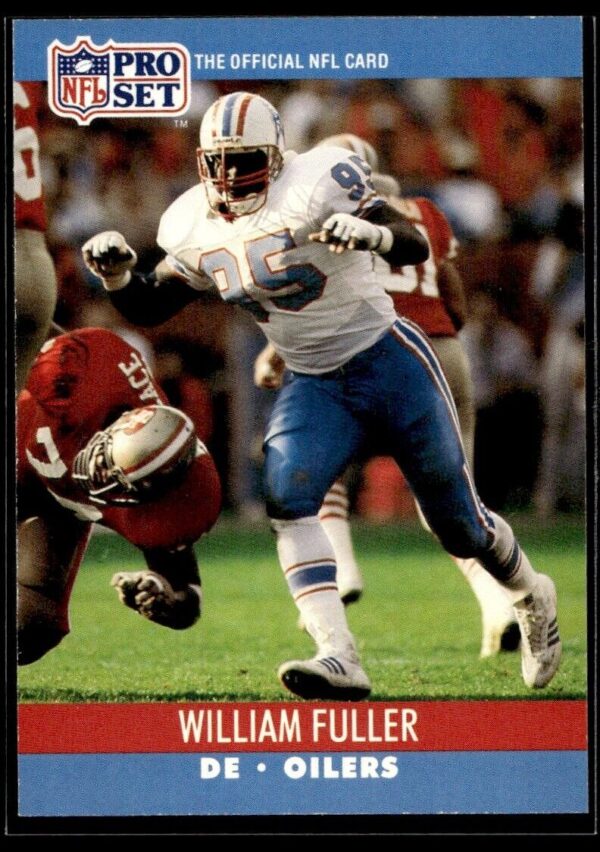 1990 Pro Set Super Bowl 160 Houston Oilers #510 William Fuller