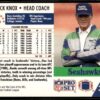 1991 Pro Set Seattle Seahawks #306 Chuck Knox