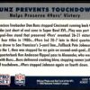 1989 Pro Set Super Bowl 160 Bunz Prevents Touchdown #147 Super Bowl