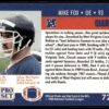 1990 Pro Set Super Bowl 160 New York Giants #720 Mike Fox