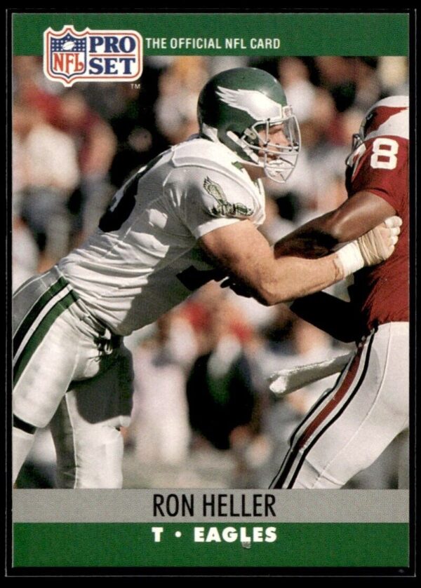 1990 Pro Set Super Bowl 160 Philadelphia Eagles #606 Ron Heller