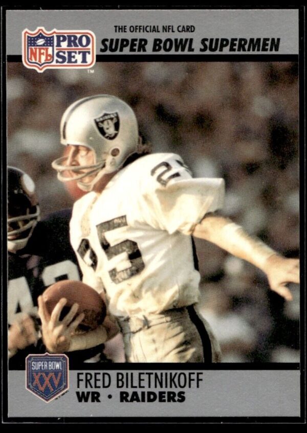 _10 1990 Pro Set Super Bowl 160 Oakland Raiders #45 Fred Biletnikoff