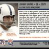 1990 Pro Set Super Bowl 160 Baltimore Colts #134 Johnny Unitas