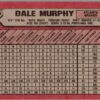 1989 Bowman Atlanta Braves #276 Dale Murphy