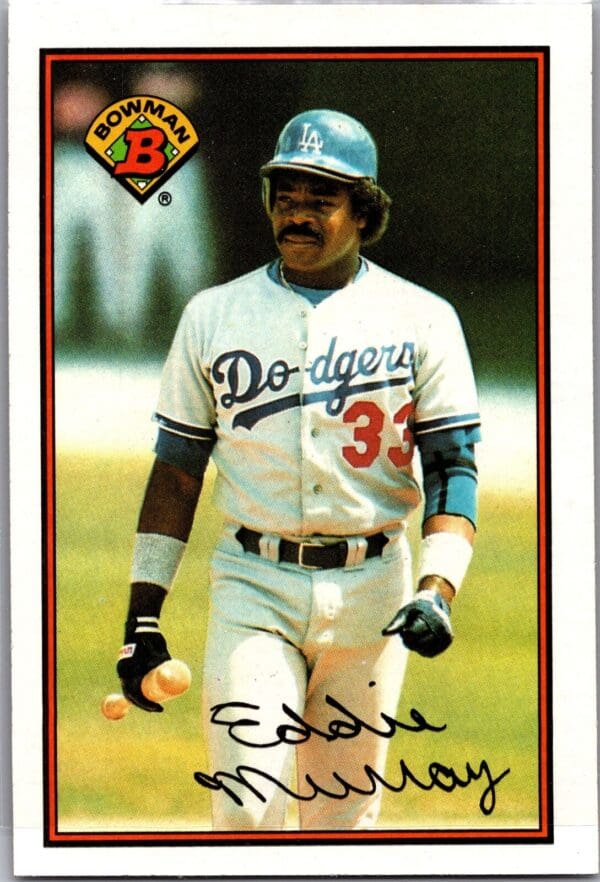 1989 Bowman Los Angeles Dodgers #346 Eddie Murray