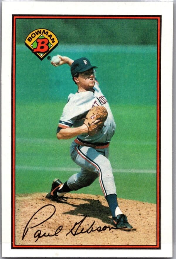 1989 Bowman Detroit Tigers #99 Paul Gibson