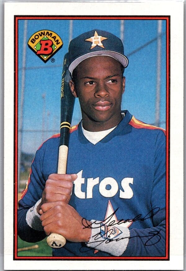 1989 Bowman Houston Astros #333 Gerald Young