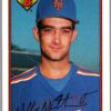 1989 Bowman New York Mets #373 Wally Whitehurst RC Rookie