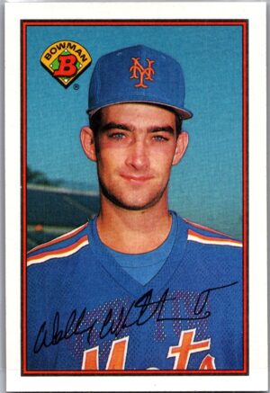 1989 Bowman New York Mets #373 Wally Whitehurst RC Rookie