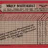 1989 Bowman New York Mets #373 Wally Whitehurst RC Rookie