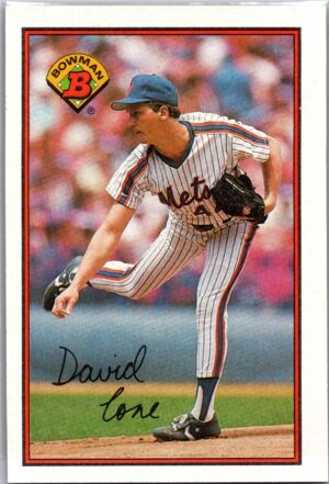 1989 Bowman New York Mets #375 David Cone