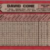 1989 Bowman New York Mets #375 David Cone