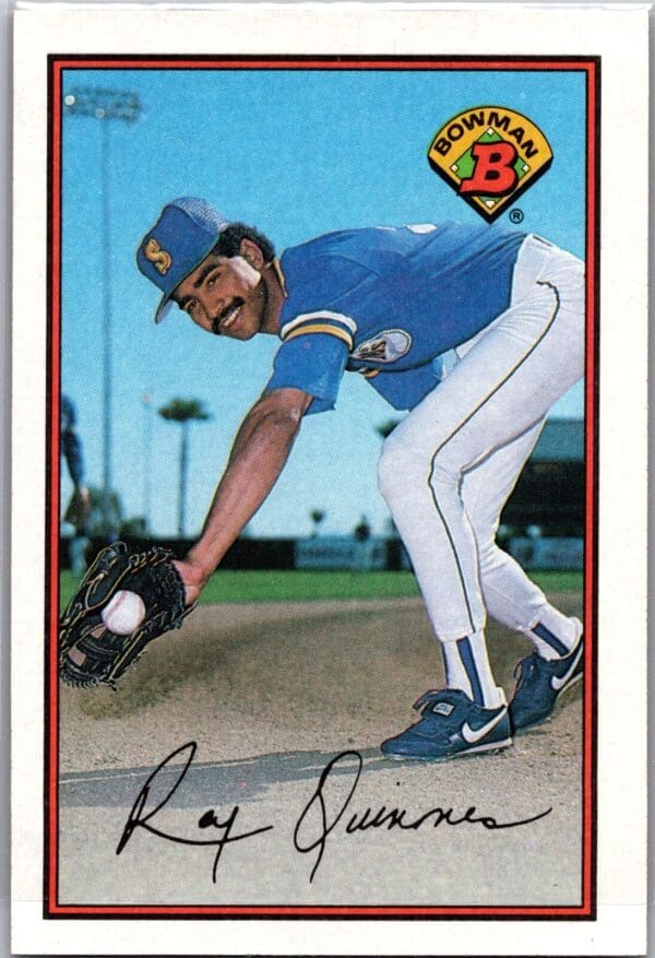 _10 1989 Bowman Seattle Mariners #213 Rey Quinones