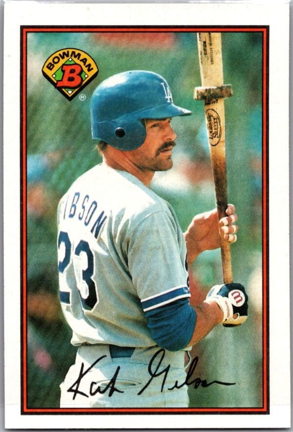 1989 Bowman Los Angeles Dodgers #351 Kirk Gibson