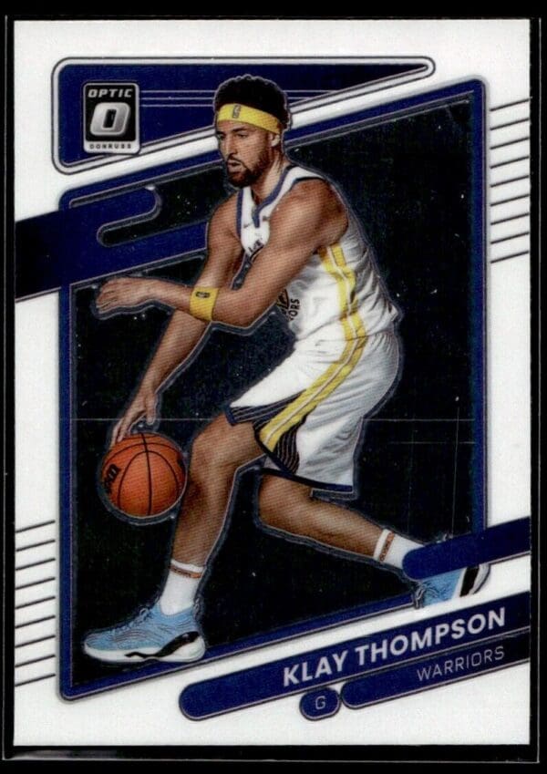 2021 Donruss Optic Golden State Warriors #124 Klay Thompson