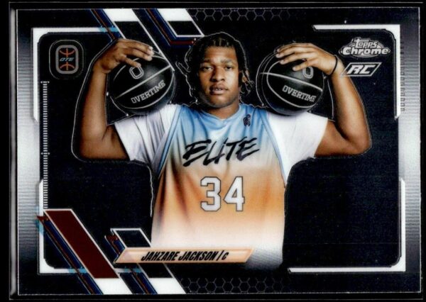 2021 Topps Overtime Elite Chrome  #86 Jahzare Jackson