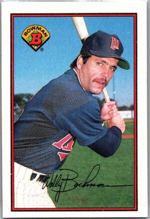 1989 Bowman Minnesota Twins #159 Wally Backman