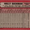 1989 Bowman Minnesota Twins #159 Wally Backman