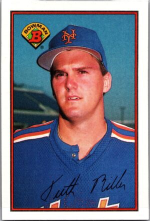 1989 Bowman New York Mets #380 Keith Miller