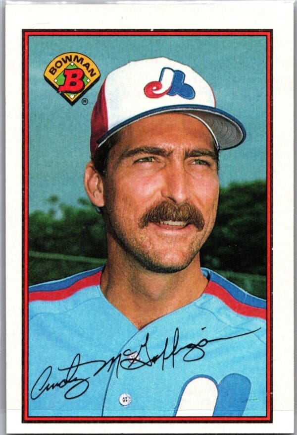 1989 Bowman Montreal Expos #356 Andy McGaffigan