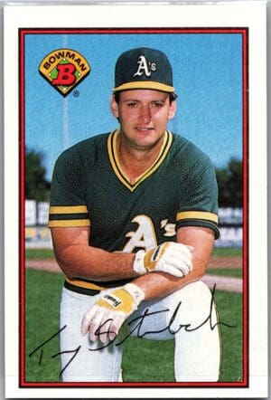1989 Bowman Oakland Athletics #193 Terry Steinbach
