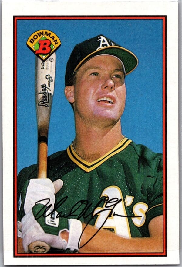 _10 1989 Bowman Oakland Athletics #197 Mark McGwire