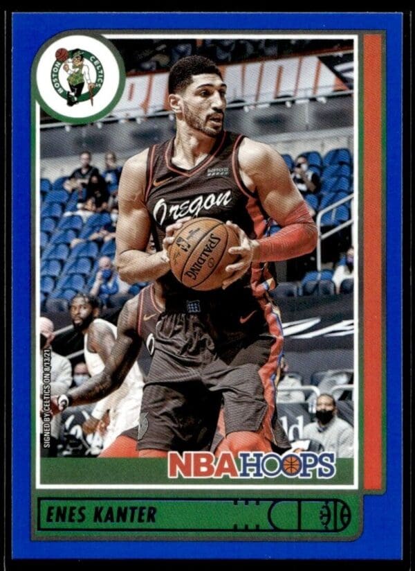 2021 Hoops Boston Celtics #111 Enes Kanter Blue
