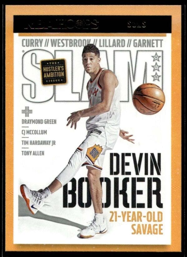 _10 2021 NBA Hoops Slam Phoenix Suns #213 Devin Booker