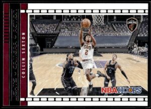 2021 Hoops Lights Camera Action Cleveland Cavaliers #17 Collin Sexton