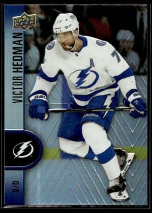_10 2021 Upper Deck Tim Hortons Tampa Bay Lightning #77 Victor Hedman