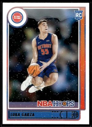 2021 NBA Hoops Detroit Pistons #250 Luka Garza RC Rookie Winter Edition