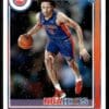 2021 NBA Hoops Detroit Pistons #201 Cade Cunningham RC Rookie Winter Edition