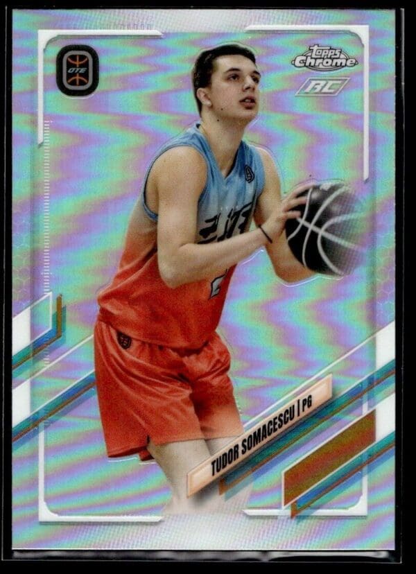 2021 Topps Overtime Elite Chrome  #31 Tudor Somacescu Refractor