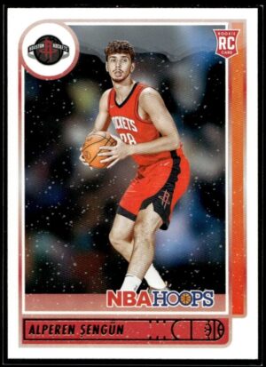 2021 NBA Hoops Houston Rockets #204 Alperen Sengun RC Rookie Winter Edition