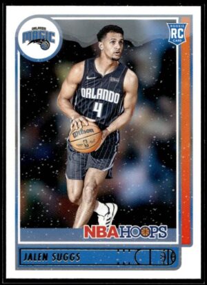2021 NBA Hoops Orlando Magic #210 Jalen Suggs RC Rookie Winter Edition