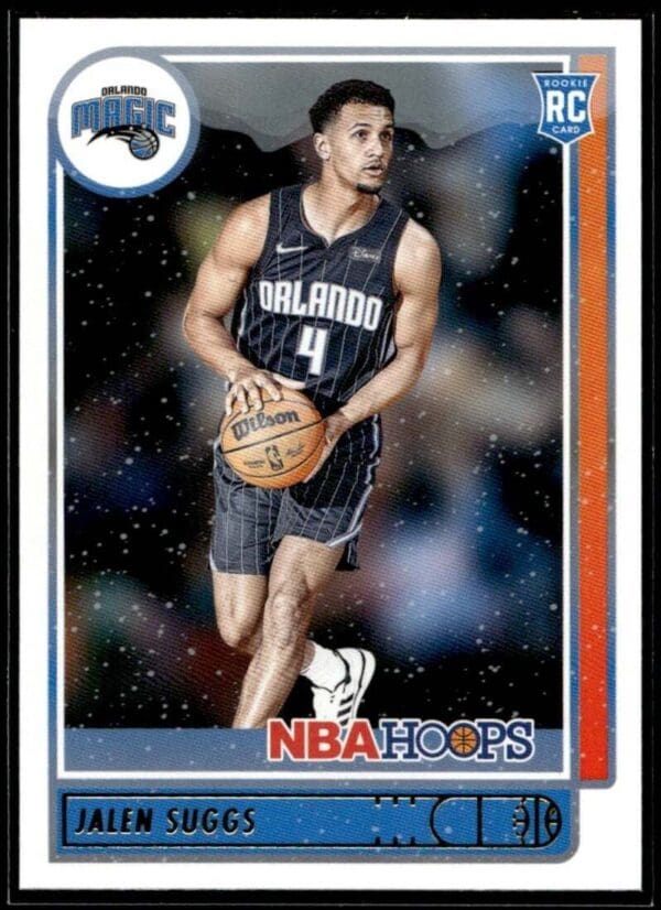 2021 NBA Hoops Orlando Magic #210 Jalen Suggs RC Rookie Winter Edition