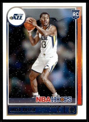 2021 NBA Hoops Utah Jazz #216 Jared Butler RC Rookie Winter Edition
