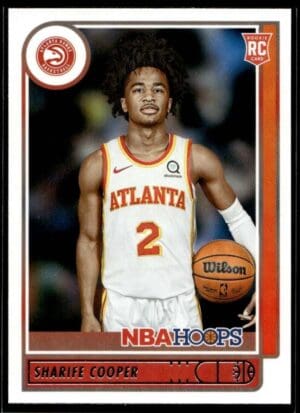 2021 NBA Hoops Atlanta Hawks #249 Sharife Cooper RC Rookie
