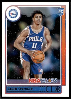2021 NBA Hoops Philadelphia 76ers #239 Jaden Springer RC Rookie Winter Edition