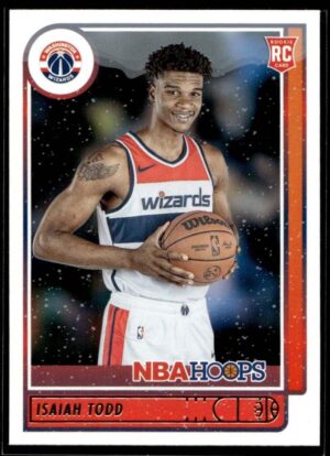 2021 NBA Hoops Washington Wizards #241 Isaiah Todd RC Rookie Winter Edition
