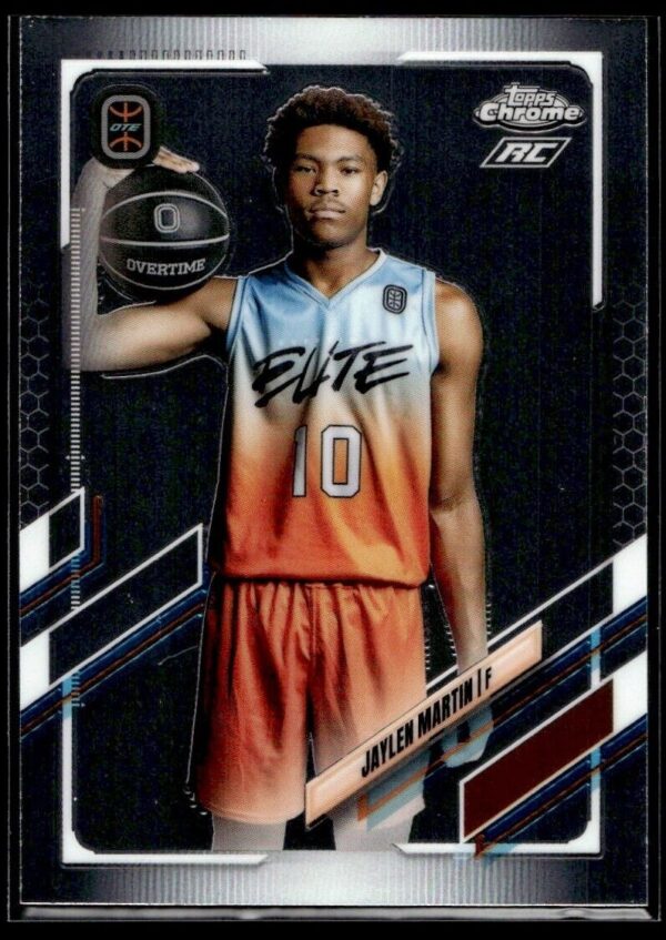 2021 Topps Overtime Elite Chrome  #56 Jaylen Martin