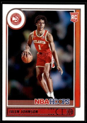 2021 NBA Hoops Atlanta Hawks #213 Jalen Johnson RC Rookie
