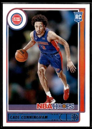 2021 NBA Hoops Detroit Pistons #201 Cade Cunningham RC Rookie