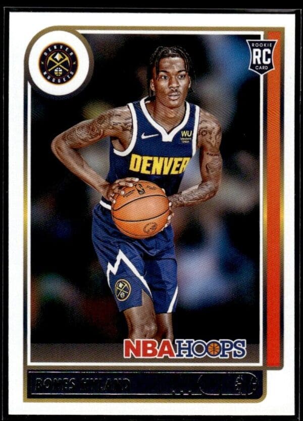 2021 NBA Hoops Denver Nuggets #224 Bones Hyland RC Rookie