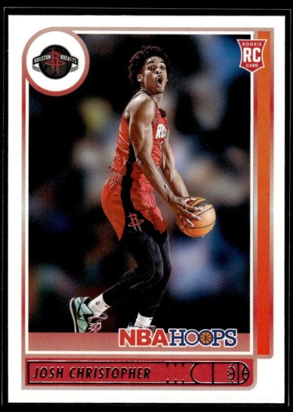 2021 NBA Hoops Houston Rockets #214 Josh Christopher RC Rookie
