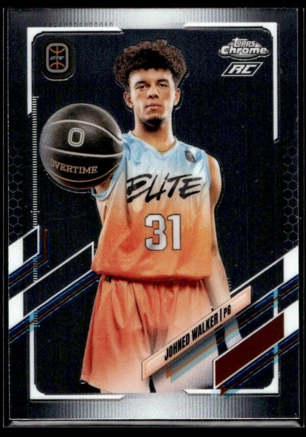 2021 Topps Overtime Elite Chrome  #100 Johned Walker
