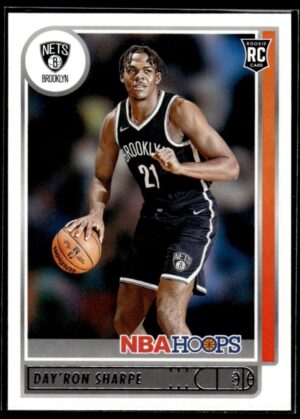 2021 NBA Hoops Brooklyn Nets #215 Day'Ron Sharpe RC Rookie