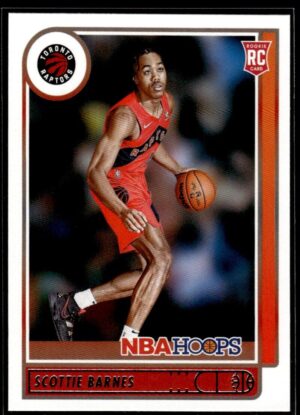 2021 NBA Hoops Toronto Raptors #227 Scottie Barnes RC Rookie