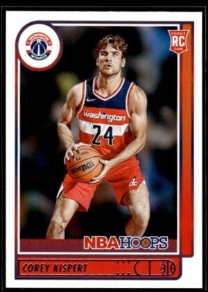 2021 NBA Hoops Washington Wizards #212 Corey Kispert RC Rookie