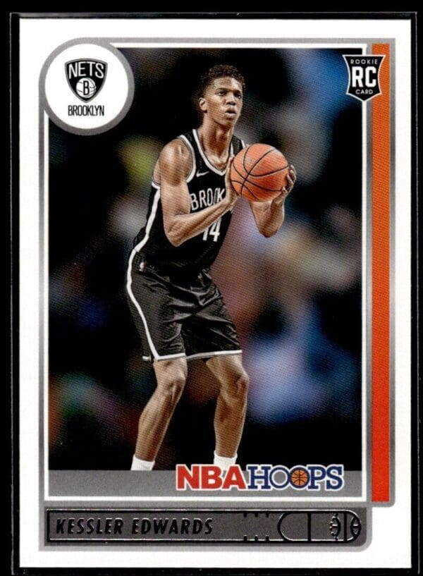 2021 NBA Hoops Brooklyn Nets #246 Kessler Edwards RC Rookie